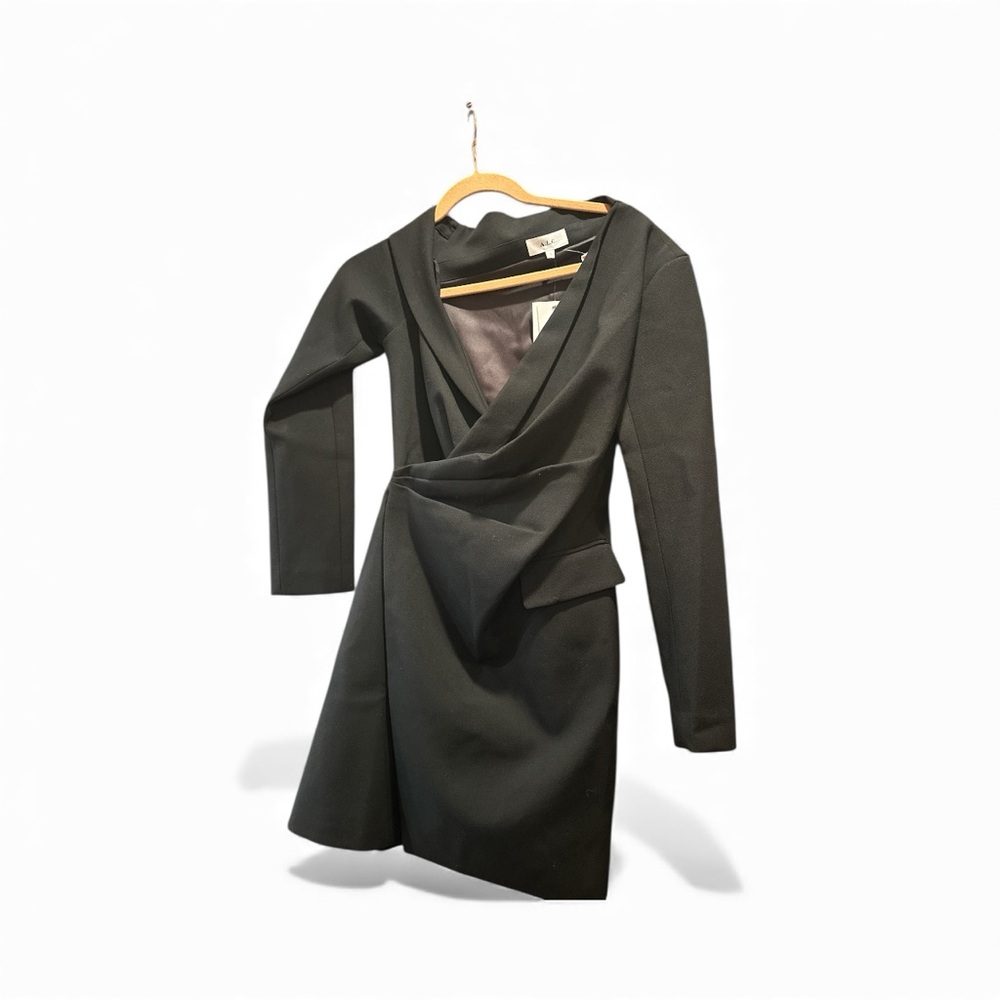 A.L.C. Black Asymmetrical Dress